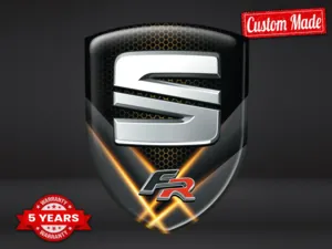 Seat Badges Silicone Auto Pro Max Résistants Stylé Design